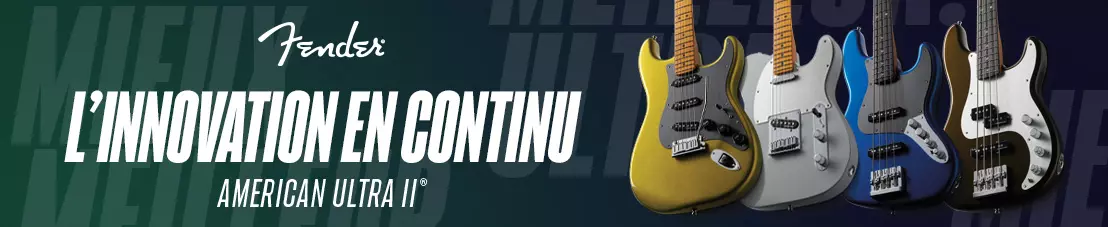 Voici la toute nouvelle s�rie American Ultra II de Fender